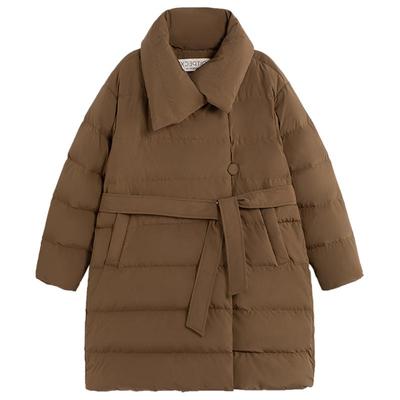 系带长款女士羽绒服EXCEPTION