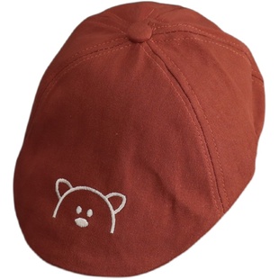 宝宝帽子春秋季薄款儿童遮阳贝雷帽男童秋天1岁2小孩3男孩潮秋款4