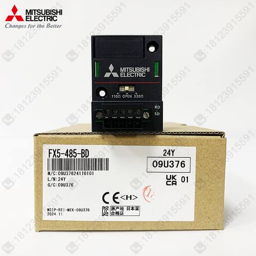 议价Mitsubishi/三菱RS485/422通讯板 FX5-485-BD 适用于5U/5UJ/5