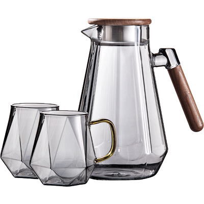 【胖东来爆款】胡桃木耐热冷水壶