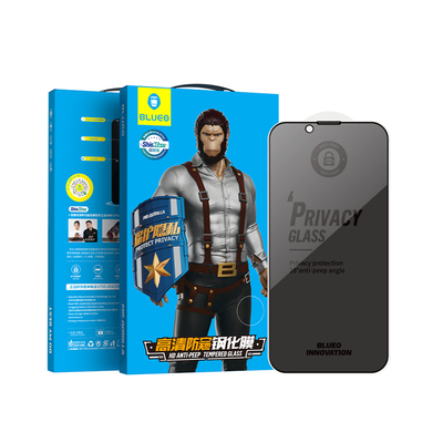 蓝猩热卖推荐高清防窥钢化膜