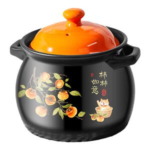 砂锅炖锅家用燃气陶瓷锅煲汤锅耐高温干烧不裂煤气灶专用沙锅汤煲