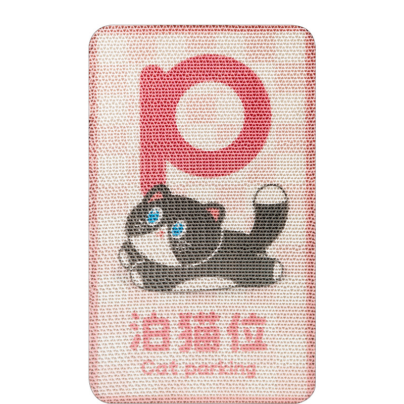 DouPet兜宠猫抓板立式耐抓不掉屑贴墙进口白卡纸0甲醛猫磨爪玩具