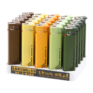 龙顺打火机防风金属充气个性创意磨砂广告定制订做刻字正品定制