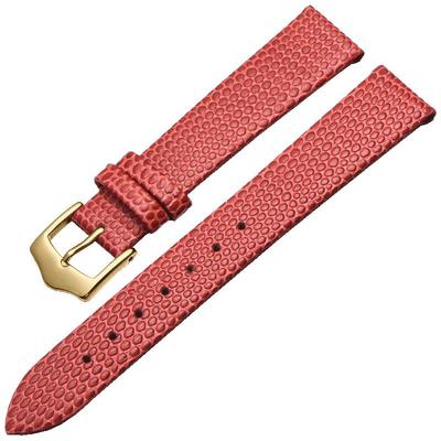 蜥蜴纹真皮手表带男女款