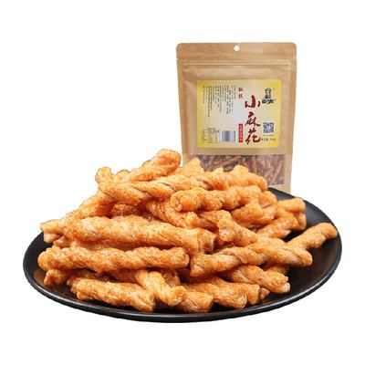 卧龙手工小麻花甜辣味零食