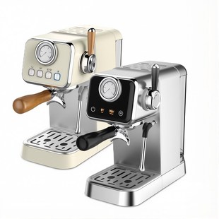 咖啡机58铝合金漏斗 跨境20Bar浓缩咖啡机半自动家用意式 2700W