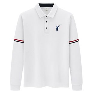 【奥莱高定】正品保罗长袖polo衫男2025新款春秋季翻领上衣打底衫