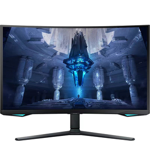三星MiniLED显示器 32英寸4K曲面屏165Hz电竞 电脑屏幕S32BG754NC