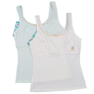 百伶百俐发育期长款纯棉免穿文胸