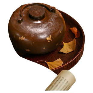 正念苏工名家金全福制纯铜汤婆子暖被窝暖脚暖手宝烫背取暖铜手炉