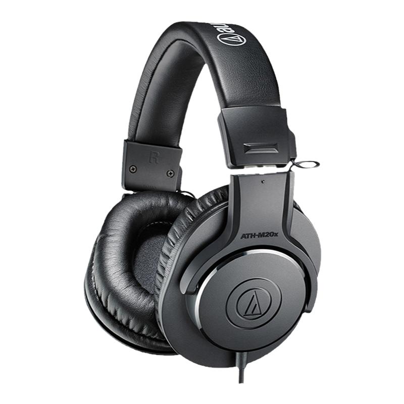 Audio Technica/铁三角 ATH-M20X头戴式电脑通用直播有线监听耳机