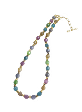 多巴胺天然石碧玺手工项链手链