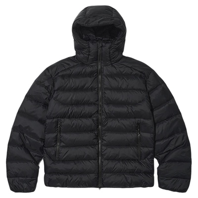 录士LUSHISI御寒主题保暖宽松连帽户外防风三防95绒排骨羽绒服