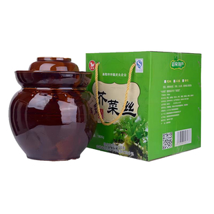 阜阳临泉滑集园艺场书华牌手切芥菜丝辣疙瘩菜小咸菜下饭菜1800克