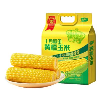 十月稻田25年新玉米黄糯粘苞米
