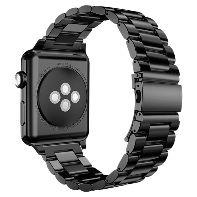 适用iwatch表带三株金属不锈钢