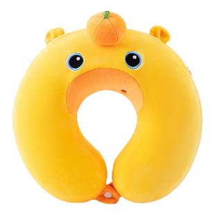 多爱正版水豚噜噜u型旅行枕头办公室午睡u形护脖颈枕周边布艺玩具