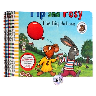 【自营】现货 波西和皮普10册全套 Pip and Posy 英文原版绘本 情商培养 the Friendly Snail 名家Axel Scheffler 儿童启蒙图画书