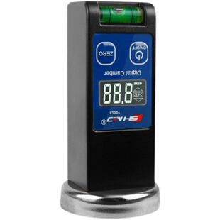 谟典汽车四轮定位磁力数显水准仪水平仪尺轮胎外倾角调整水泡磁吸