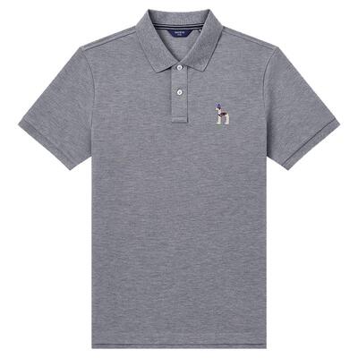 【凉感抗菌】Hazzys哈吉斯短袖t恤男士POLO夏季通勤翻领休闲上衣