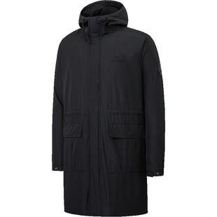 鸿鹄丨鸿星尔克风衣男冬季男士国潮复古中长款防风运动外套大衣男