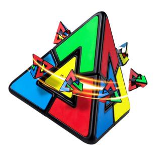 奇艺二重奏金字塔魔方儿童比赛专用异形不规则魔塔幼儿园益智玩具