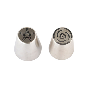 俄罗斯裱花嘴大号郁金香五角星一体成型花束蛋糕奶油烘焙工具花嘴