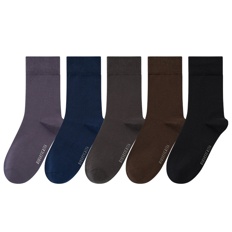 禾素时代高筒袜男秋冬抗菌防臭袜高帮棉袜长袜子女加厚加绒毛圈袜