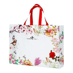 现货批发无纺布礼品购物袋覆膜袋无纺布手提袋服装袋子定制logo批