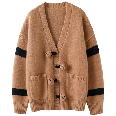 启超官方高端100%纯山羊绒衫