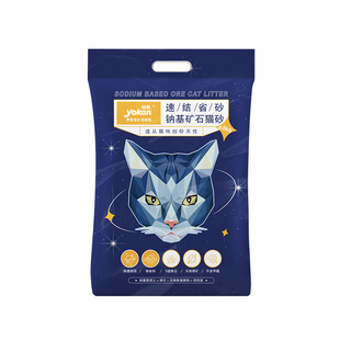 怡亲猫砂钠基矿石猫砂膨润土砂活性炭消臭低尘8kg*3大袋细猫沙