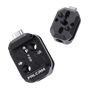 FALCAM小隼F22快装板全景运动相机影石Insta360 X5金属快拆板摩托车骑行滑雪翼装飞行拍摄支架快拆配件