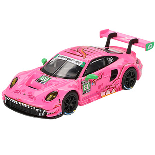 【现货】MINIGT 872 1:64 保时捷911 GT3 R #80 合金小汽车模型