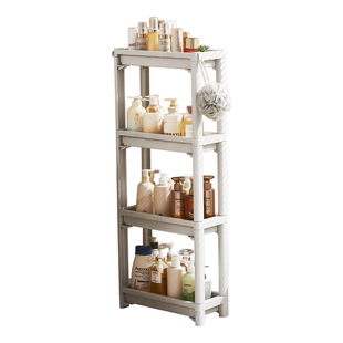 18cm夹缝收纳柜浴室置物架厨房冰箱边缝柜卫生间储物窄缝隙整理架