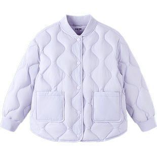 森马儿童童装轻薄羽绒服秋冬装女童校服内胆宽松洋气宝宝上衣外套