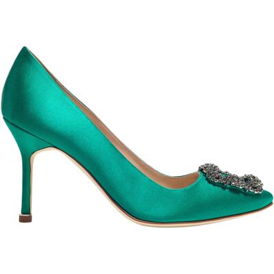 MANOLOBLAHNIK女士方扣高跟鞋