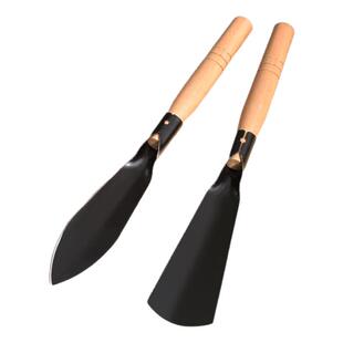 种菜小铲子园艺种花铲家用挖土除草移苗户外挖野菜神器锰钢铁锹