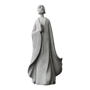 青砂石景观僧佛像小摆件花卉园艺盆景假山微景观造景佛陀人物摆设