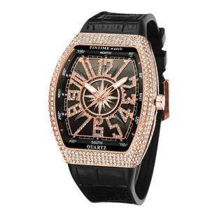 满天星法兰克FM手表男士酒桶穆勒表满钻高级感十大品牌新款男表潮