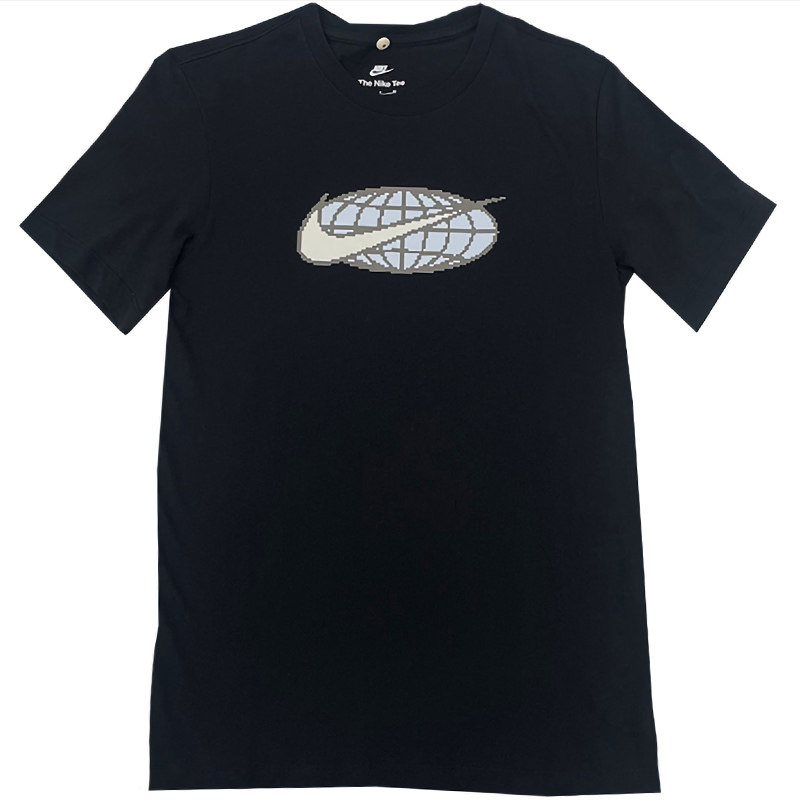 Nike耐克Sportswear印花logo男子纯棉运动休闲短袖T恤HF0459-010