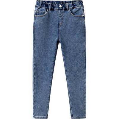 巴拉巴拉牛仔裤女童加绒长裤保暖