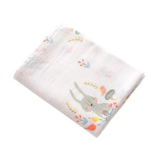 muslin竹棉婴儿纱布巾夏季薄款盖毯宝宝包巾抱被新生儿包单小被子