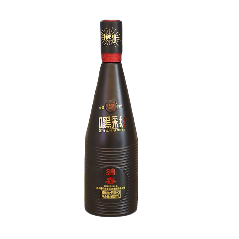 绵春贡酒嘿彩45度浓香白酒单瓶装
