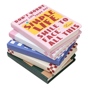 【巴掌大！】美式迷你口袋本高颜值小本子便携随身小号记事本A7笔记本学生好看的复古本子日记本记录小本本