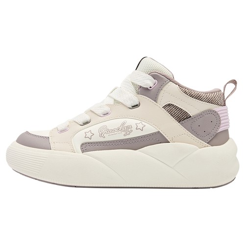 【商场同款】乔丹泡芙鞋女板鞋高帮2025年冬季新款运动鞋休闲百搭