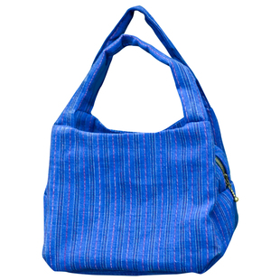 上海手织布女士手提包土布手工包包逛街购物包挎包粗布老布拎包