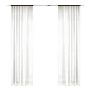 幻影纱窗帘透光不透人纱帘客厅绍兴柯桥2025新款阳台白色窗纱定制