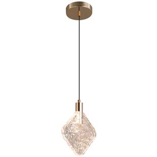 高级感意式极简水晶灯客厅电视背景墙卧室主卧床头单头吊线小吊灯