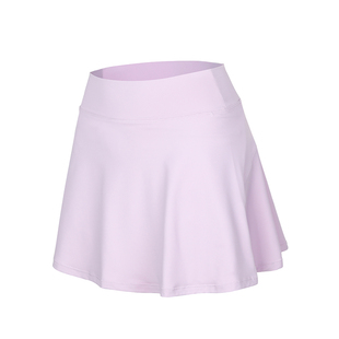 annerun假两件网球裙女a字短裙夏防走光小个子高腰显瘦健身瑜伽裙